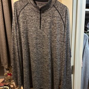 Under Armour Black and Gray HeatGear Top